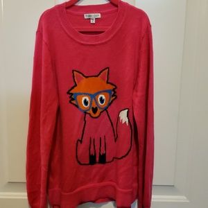 Franki & Jack Smart as a Fox sweater, szL (10/12)